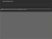 Tablet Screenshot of domaintap.com